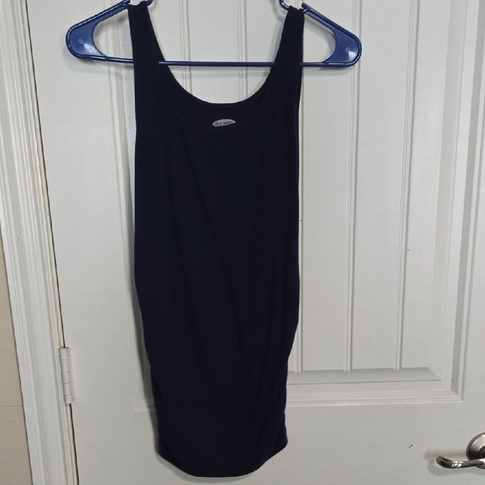 Old Navy Maternity Navy Blue Sleeveless Top